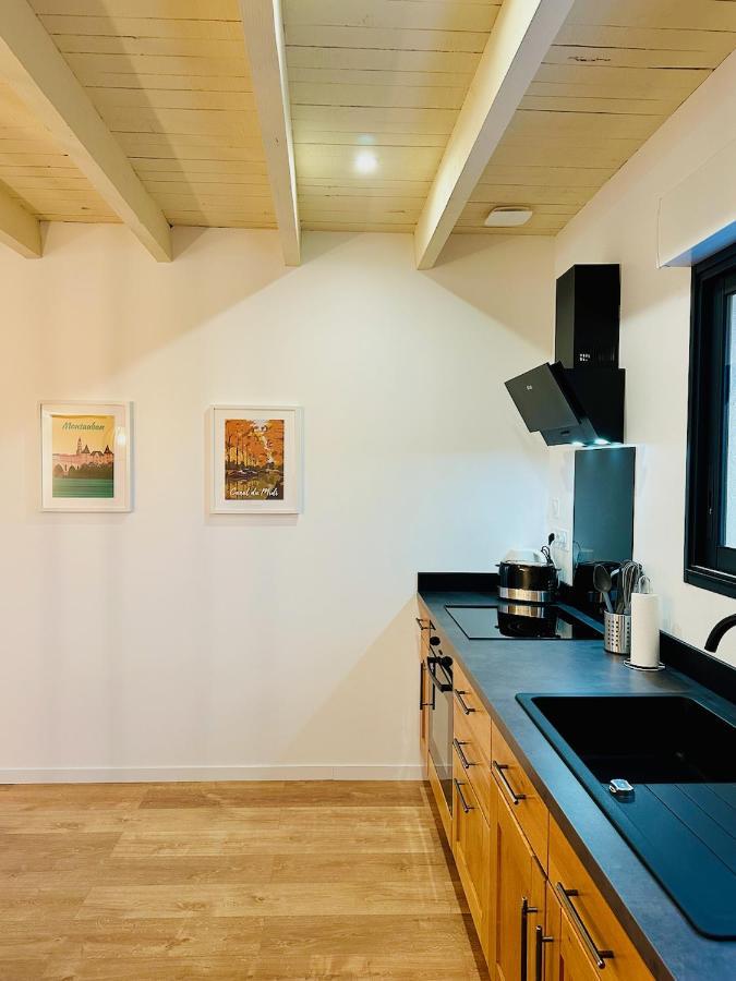 La Halte Occitane - Classe 3 Etoiles - Pour 6 Personnes, 3 Chambres, Parking, Terrasse, Tout Inclus モントーバン エクステリア 写真